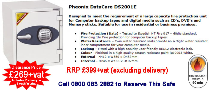 buy Pheonix DS2001E safe in cardiff